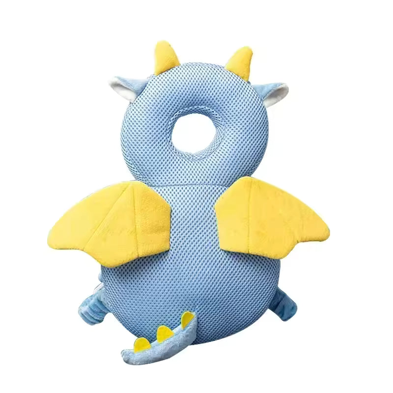 Newborn Headrest Security Pillows Backpack Toddler Baby Head Fall Protection Pad Cushion Cartoon Soft Security Pillows Backpack