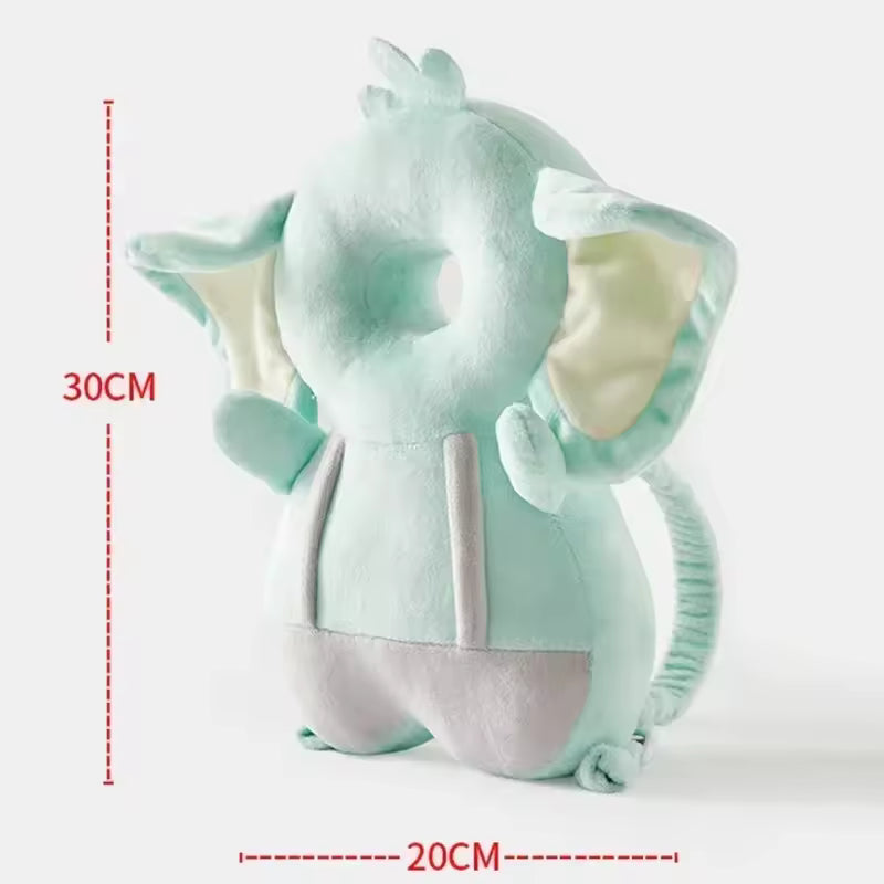Newborn Headrest Security Pillows Backpack Toddler Baby Head Fall Protection Pad Cushion Cartoon Soft Security Pillows Backpack