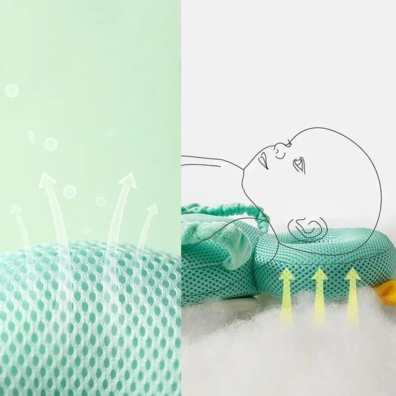 Newborn Headrest Security Pillows Backpack Toddler Baby Head Fall Protection Pad Cushion Cartoon Soft Security Pillows Backpack